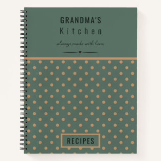 Cuaderno La cocina azul de la abuela con la receta de punto
