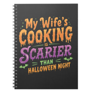 Cuaderno La cocina de mi esposa es más aterradora que Hallo