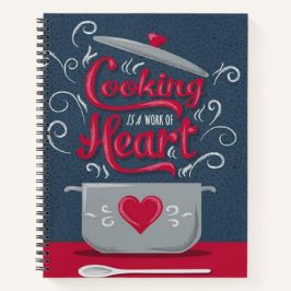 Cuaderno La cocina es un trabajo de corazón