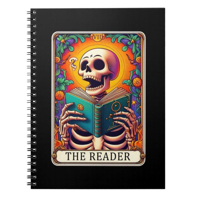 Cuaderno La colección de portátiles con tarjeta Tarot de le (Frente)