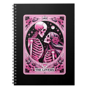 Cuaderno La colección de portátiles Tarot Card para los ama
