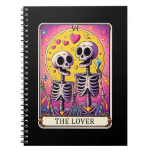 Cuaderno La colección de portátiles Tarot Card para los ama