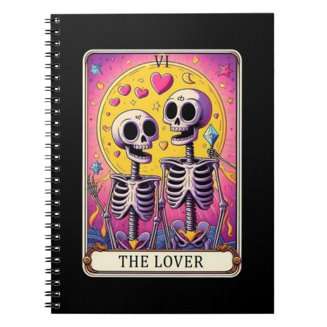 Cuaderno La colección de portátiles Tarot Card para los ama (Frente)
