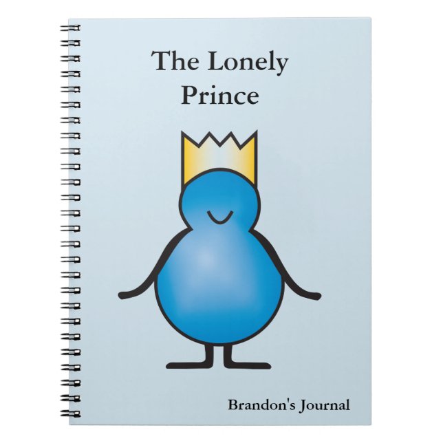 Cuaderno La colección solitaria de Prince personalizada (Frente)