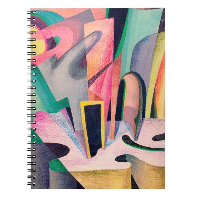 Cuaderno La composición abstracta se dibuja con acuarelas (Frente)