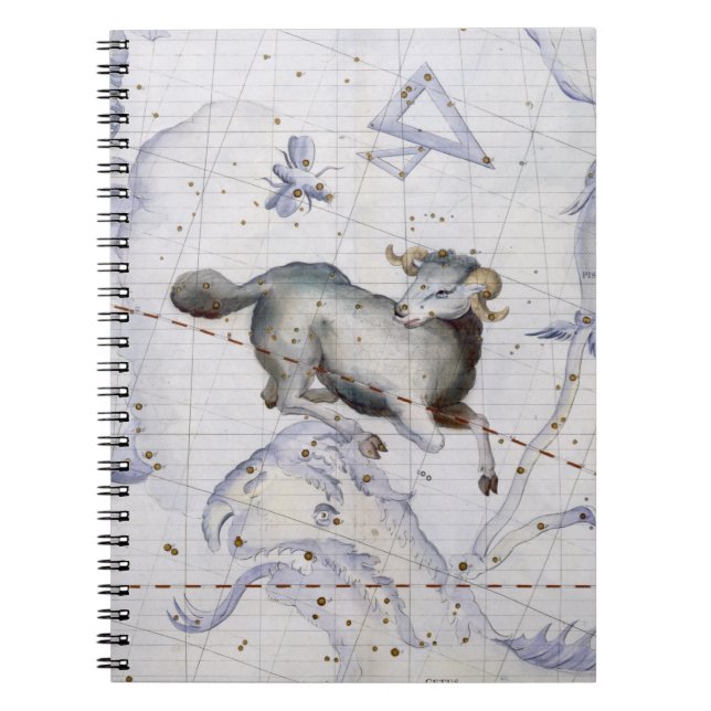 Cuaderno La constelación de aries, platea 4 del 'atlas (Frente)