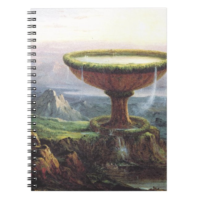 Cuaderno La copa del titán por Thomas Cole (Frente)