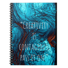 Cuaderno La creatividad es contagiosa pasarla en un cuadern