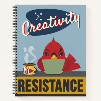 Cuaderno "La creatividad es mi resistencia" – Cuadrícula de