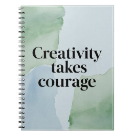 Cuaderno La creatividad requiere coraje