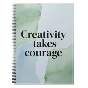 Cuaderno La creatividad requiere coraje