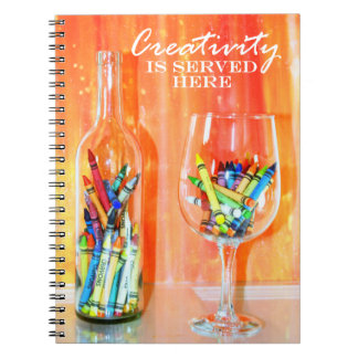 Cuaderno La creatividad se sirve aquí