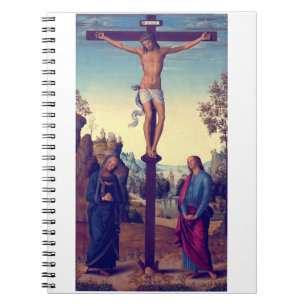 Cuaderno La crucifixión con la Virgen de Pietro Perugino