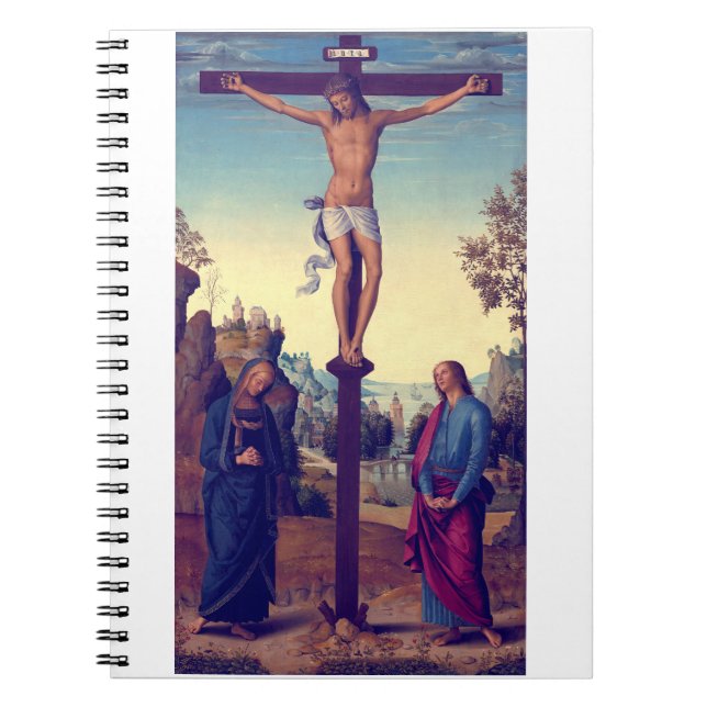 Cuaderno La Crucifixión con la Virgen de Pietro Perugino (Frente)
