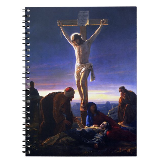 Cuaderno La crucifixión de Jesús. Portátil de regalo de Bel (Frente)