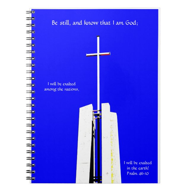Cuaderno La cruz de fe en el cielo con el diario de las esc (Frente)