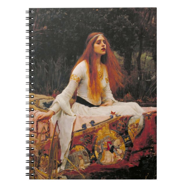 Cuaderno La Dama de Shalott John William Waterhouse (Frente)