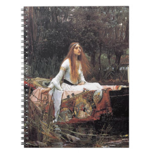 Cuaderno La dama de Shalott por John W. Waterhouse