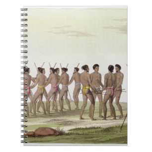 Cuaderno La danza de guerra de los isleños de Caroline,