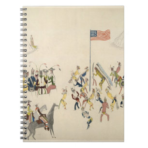 Cuaderno La danza del Shoshone participó adentro solamente