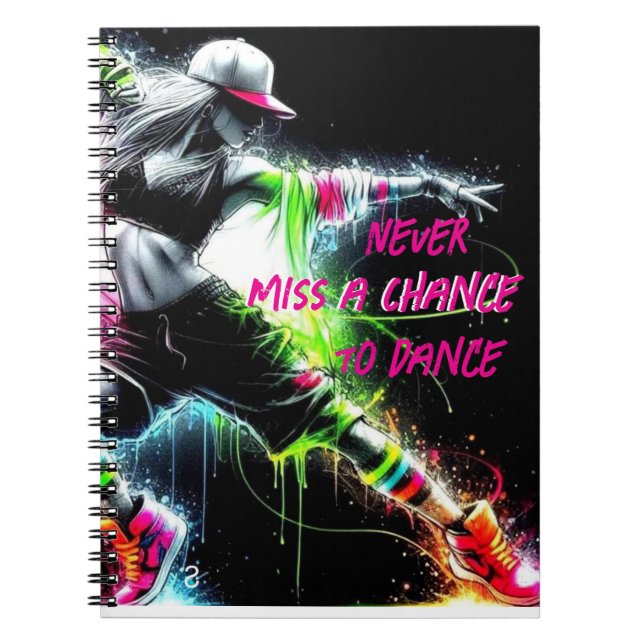 Cuaderno La danza nunca pierde la oportunidad (Frente)