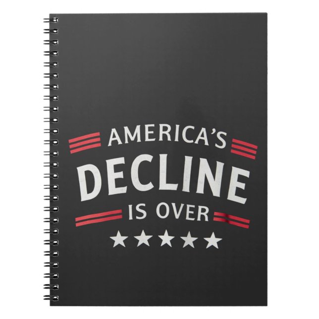 Cuaderno La decadencia de Estados Unidos terminó con la Eda (Frente)