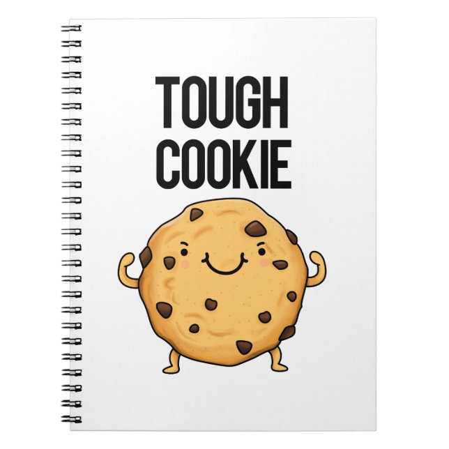 Cuaderno La difícil Cookie Funny Cookie Pun (Frente)