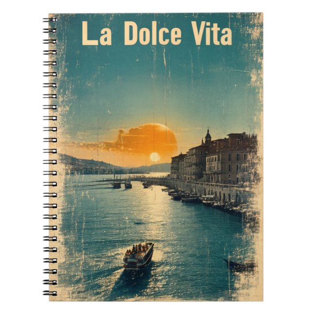 Cuaderno . La Dolce Vita - Inspired by 1960s Posters (Frente)