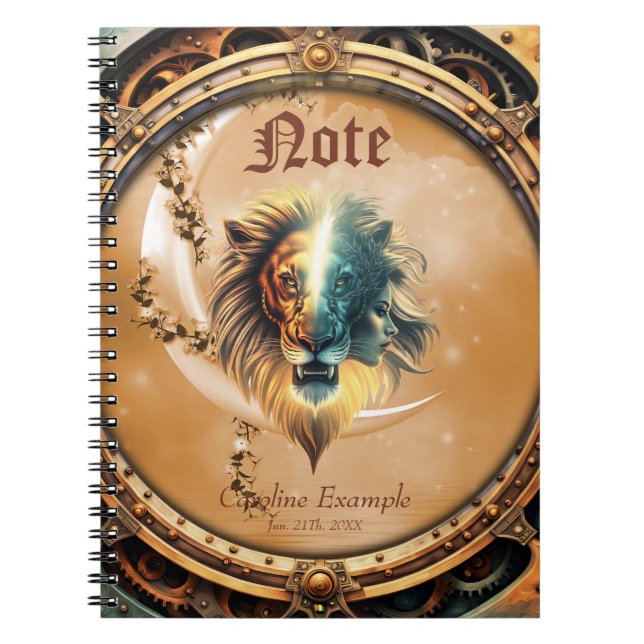 Cuaderno La dualidad de la fuerza, el león y la mujer (Frente)