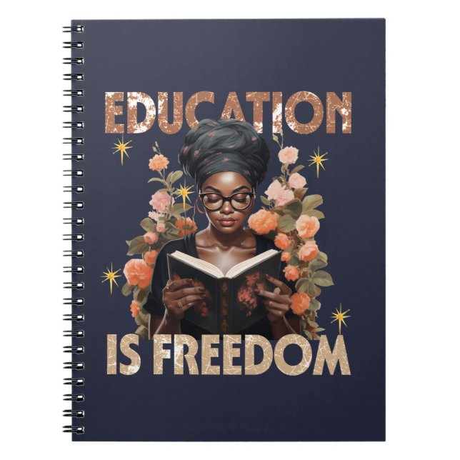 Cuaderno La educación es la libertad de los libros de profe (Frente)