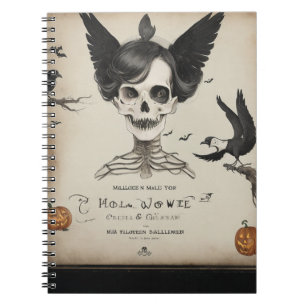 Cuaderno La elegancia se encuentra con la espeluznante mult