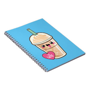 Cuaderno La emoji heló Latte