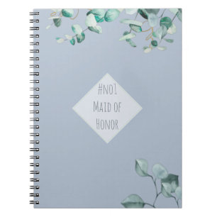 Cuaderno La empleada de honor Dusty Blue Eucalyptus Persona
