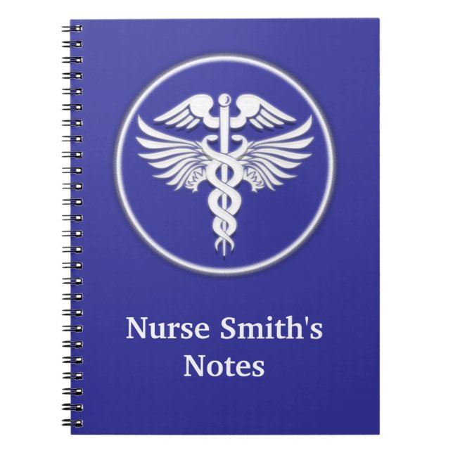 Cuaderno La enfermera del médico observa el azul (Frente)