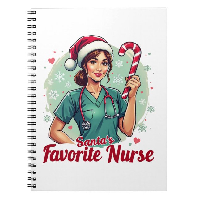 Cuaderno La enfermera favorita de Santa (Frente)
