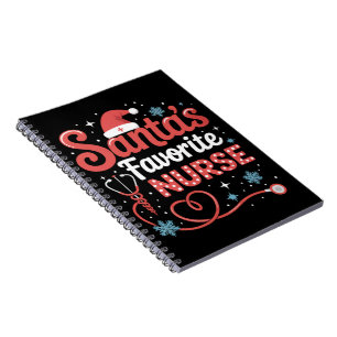 Cuaderno La enfermera favorita de Santa Navidad 