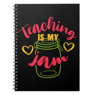 Cuaderno La enseñanza del día del profesor es mi mermelada