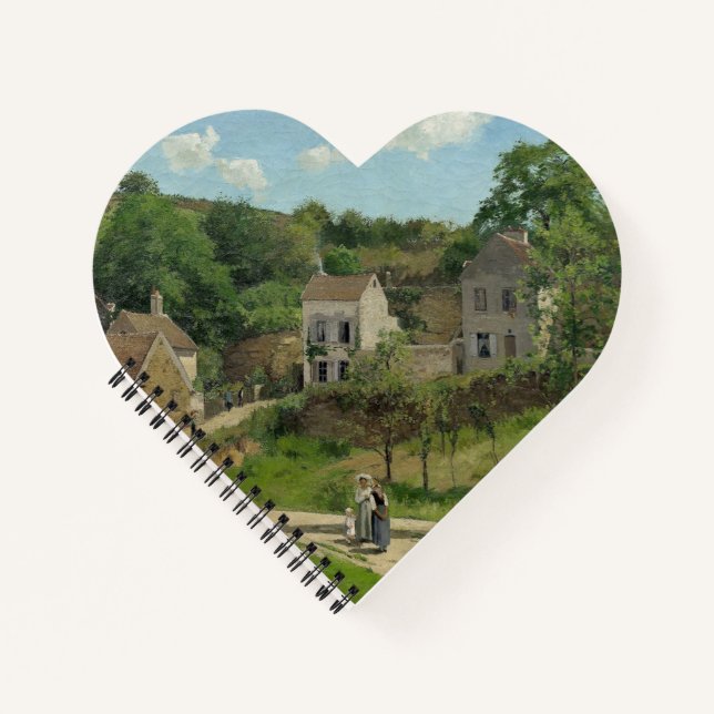 Cuaderno La ermita de Pontoise Camille Pissarro (Anverso)