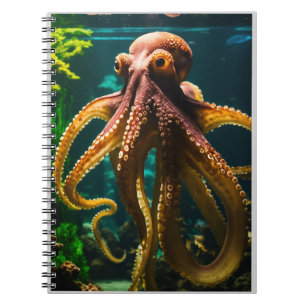 Cuaderno La Escape: Pulpo Gigante en el Acuario