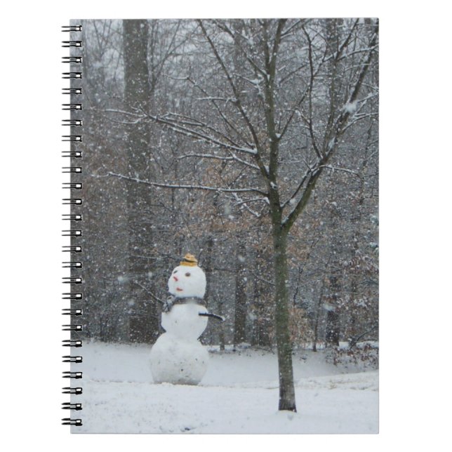 Cuaderno La escena de nieve en invierno de los nevados del  (Frente)