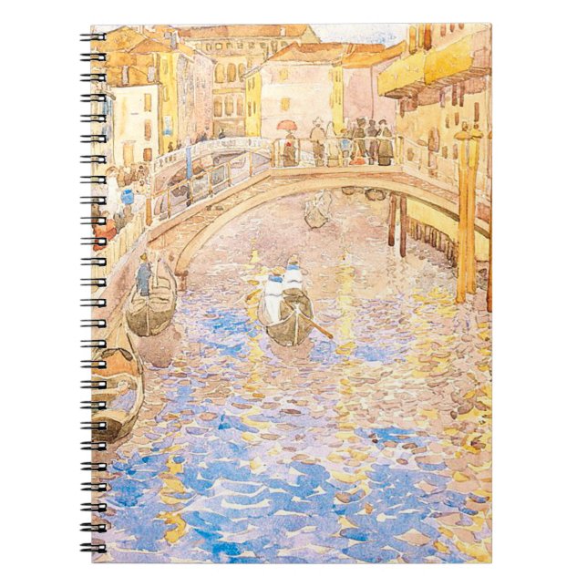 Cuaderno La escena veneciana de Maurice Prendergast (Frente)