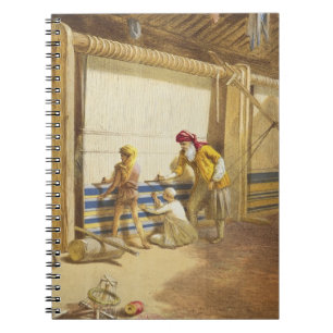 Cuaderno La escuela de la industria, Jubbulpore, 1863 del