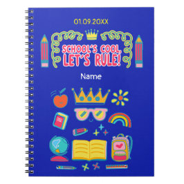 Cuaderno "La escuela es genial, vamos a gobernar" regalo de