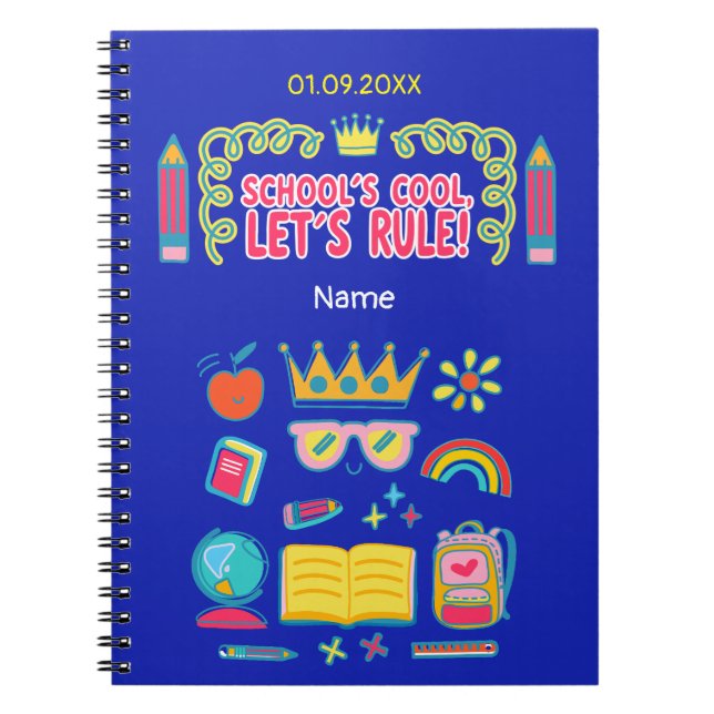 Cuaderno "La escuela es genial, vamos a gobernar" regalo de (Frente)
