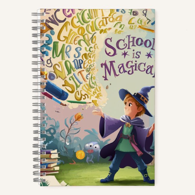 Cuaderno ¡La Escuela es Mágica! (Anverso)