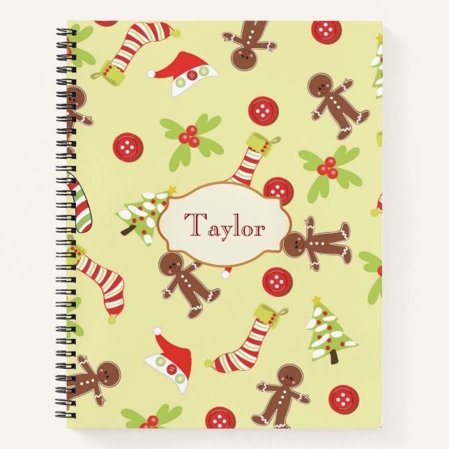Cuaderno La Escuela Gobernó Gingerbread Man Sweetness (Anverso)