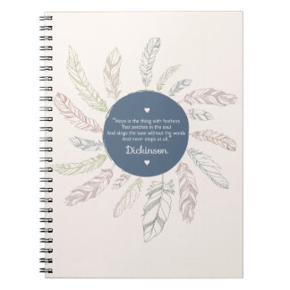Cuaderno La "esperanza inspiradora es la cosa con las