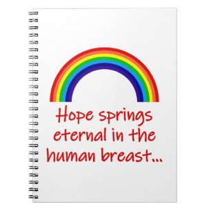 Cuaderno La esperanza permea eterna