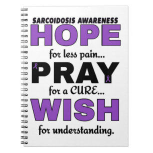 Cuaderno La esperanza ruega sarcoidosis del deseo…