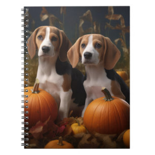 Cuaderno La espuma del otoño en el Foxhound inglés american